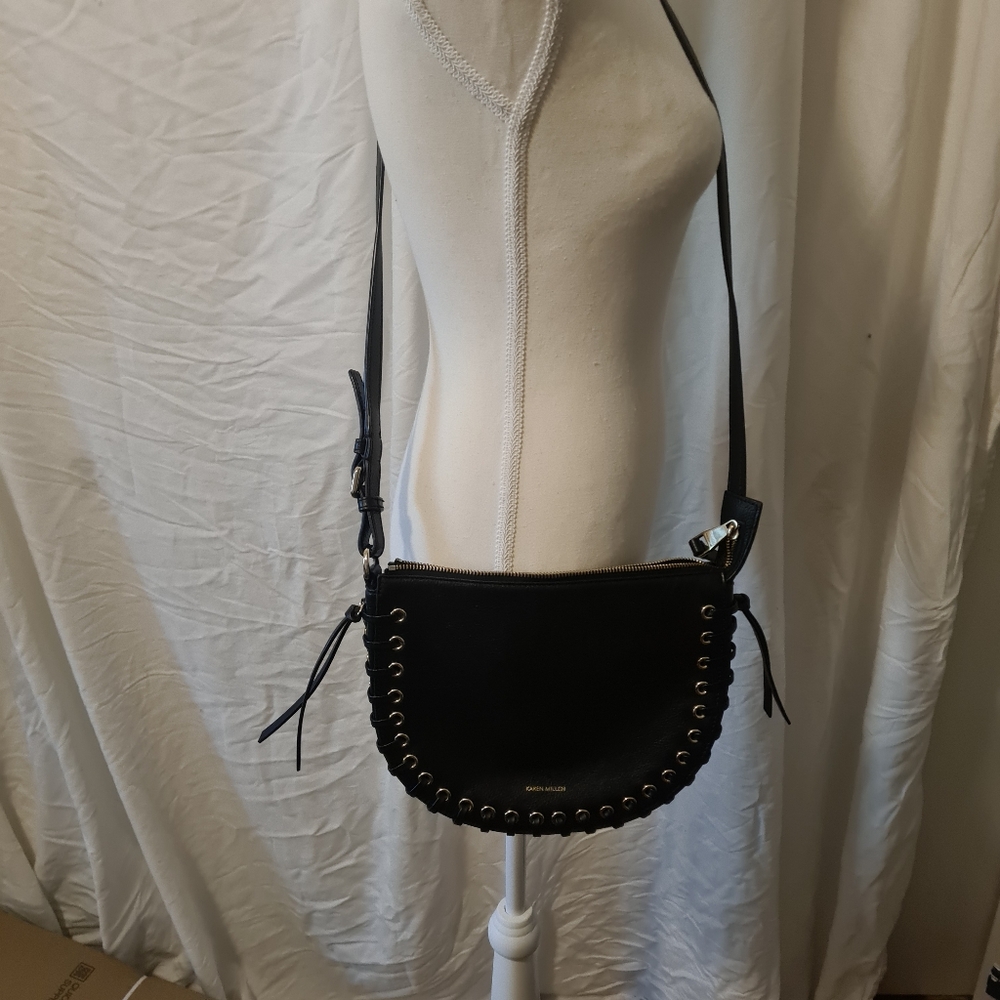 Beautiful leather Karen Millen crossbody bag